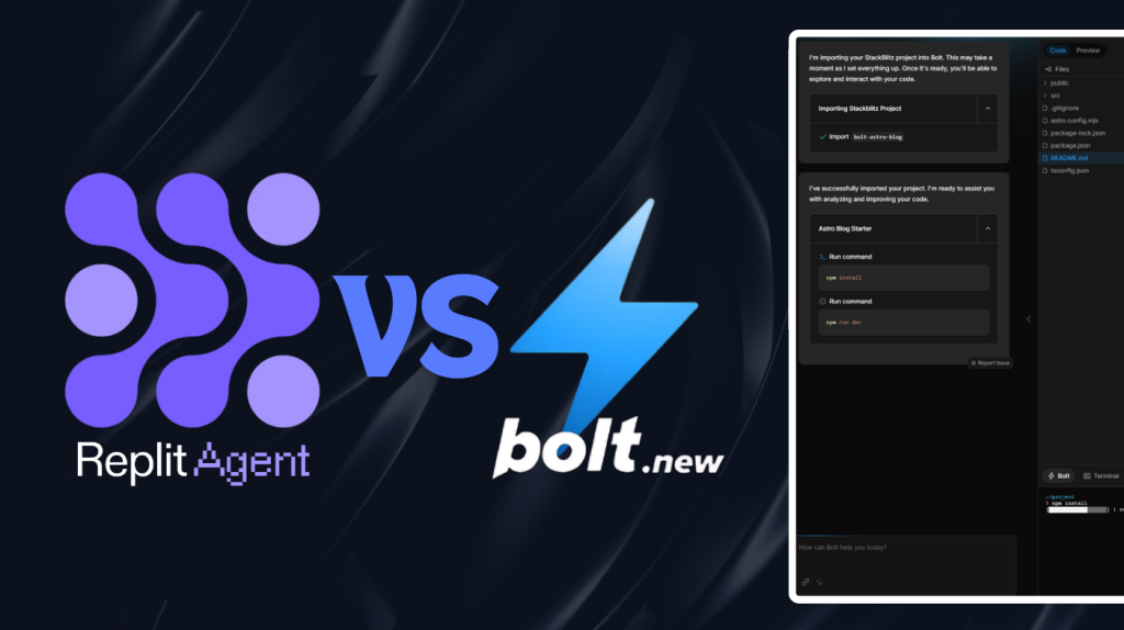 Replit Agent vs Bolt.new